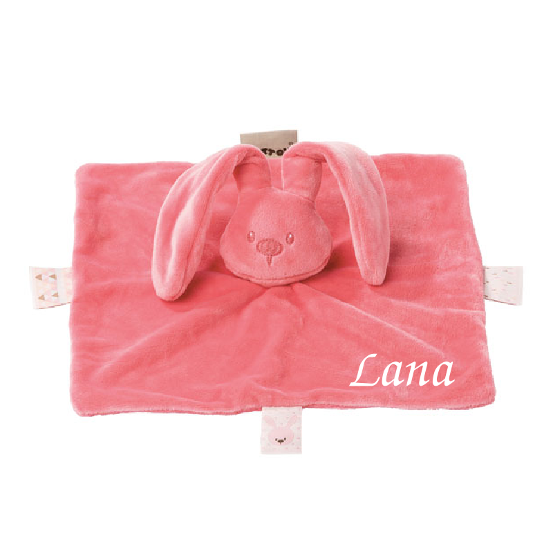  lapidou plat lapin rose corail 20 cm 